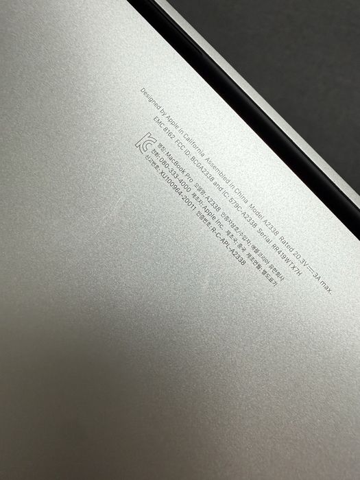 Macbook pro 13 model A2338