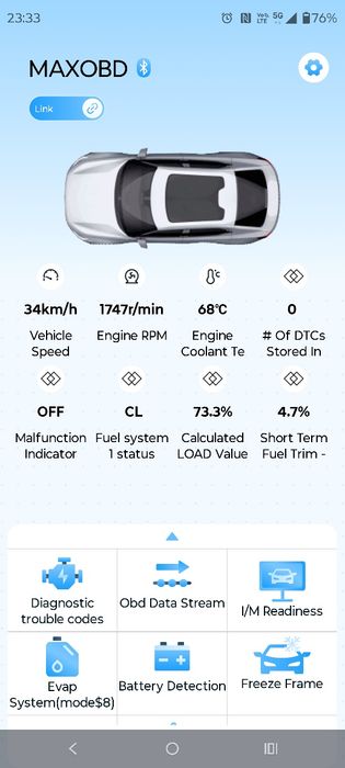 Tester Diagnoza KONNWEI MAXOBD Bluetooth 5.0 Toate Sistemele