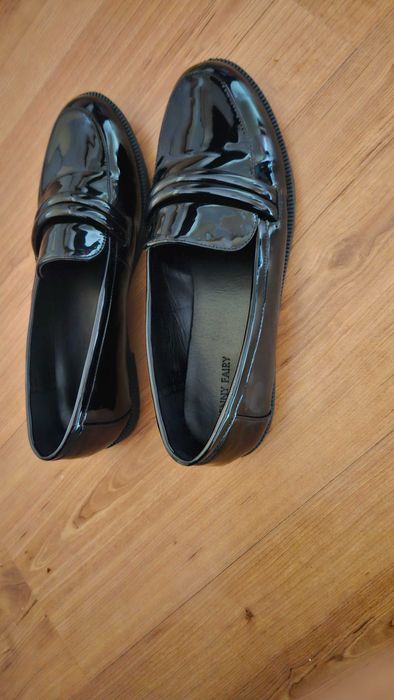 Дамски обувки, черен лак, номер 40