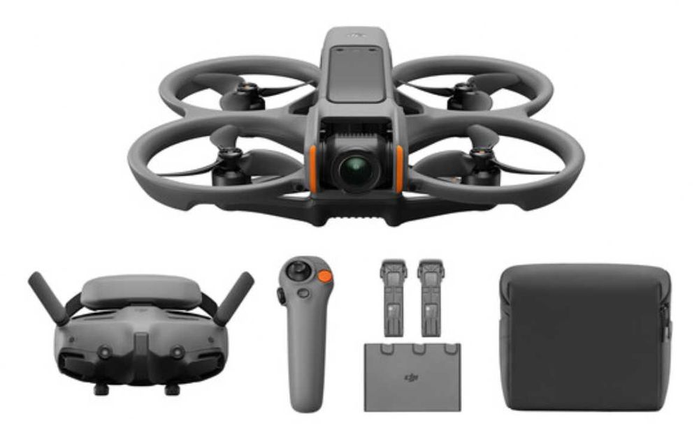 DJI Avata 2 FPV Drone with Goggles 3 & 3-Battery Fly More Combo
