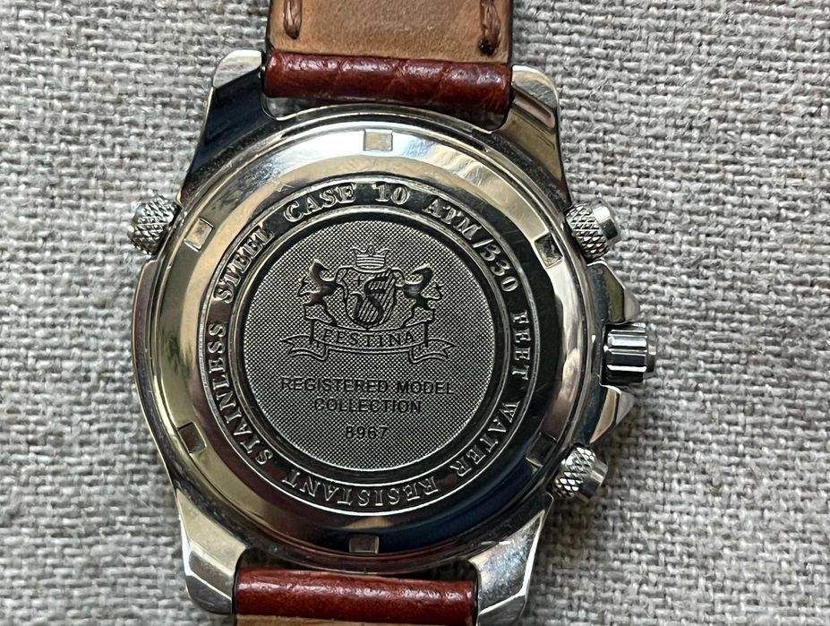 Ceas Festina Alarm Chronograph 8967 otel 100m cronograf vintage