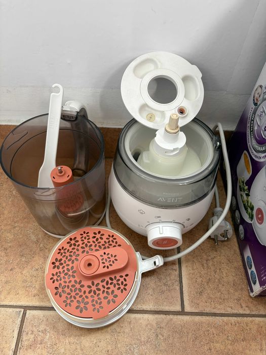 Aparat Philips AVENT 4in1 gatit aburi pentru bebelusi