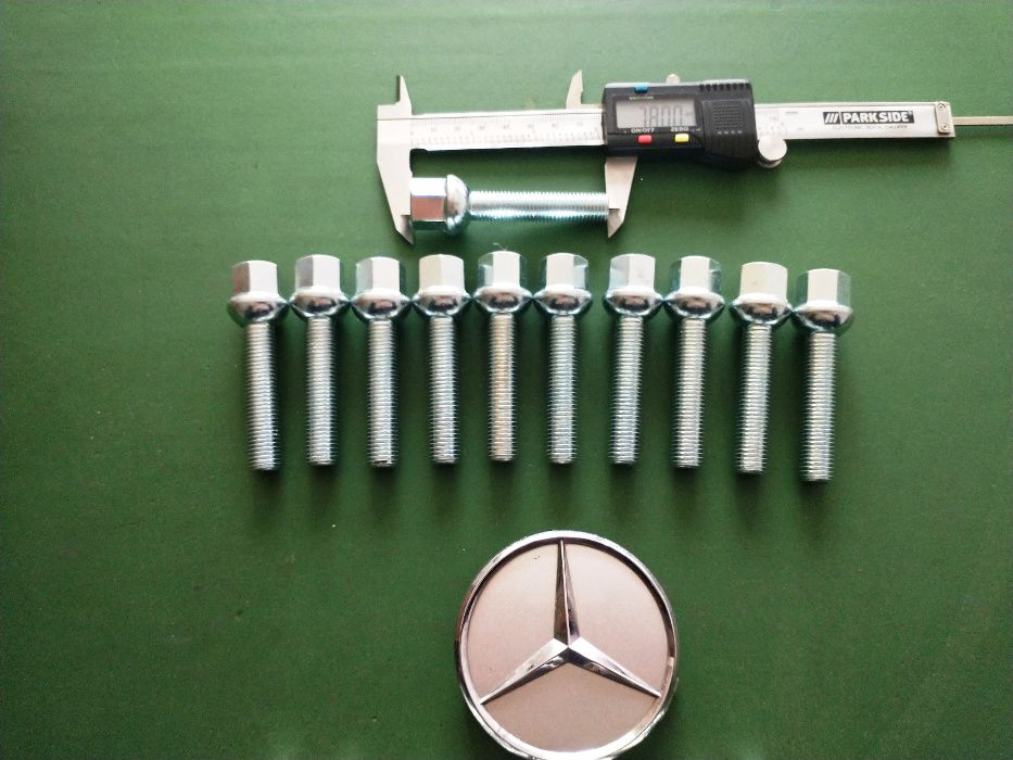 Prezoane Mercedes M12 x 1,5 filet 55 mm cap Semisferic