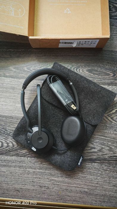 Стерео Слушалки с микрофон Jabra Evolve2 30 SE Stereo, MS, USB-C/A, Черни