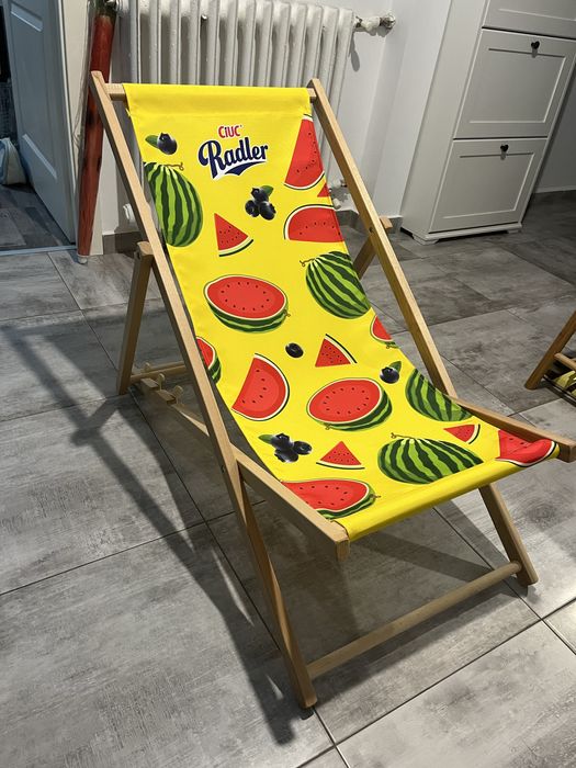 Sezlong pentru gradina sau plaja din lemn