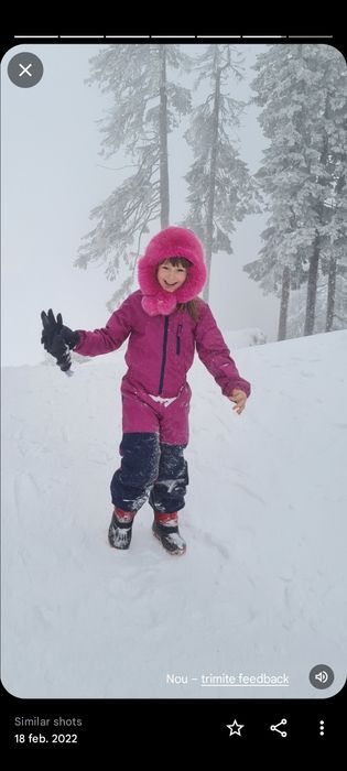 Reducere 220-180 Caciula vulpe polara si piele naturala