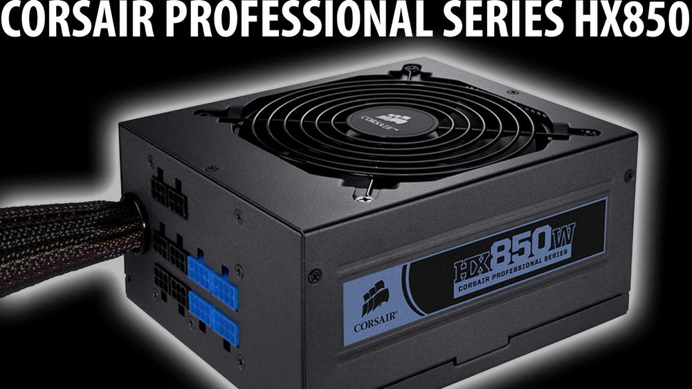 Блок питания Corsair HX850w Professional Series 850w Watt 80 Plus
