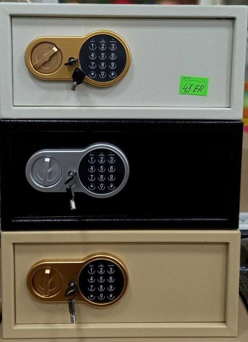 Mini seyf – 20x20 sm. Hujjat va pullar  uchun ishonchli himoya!