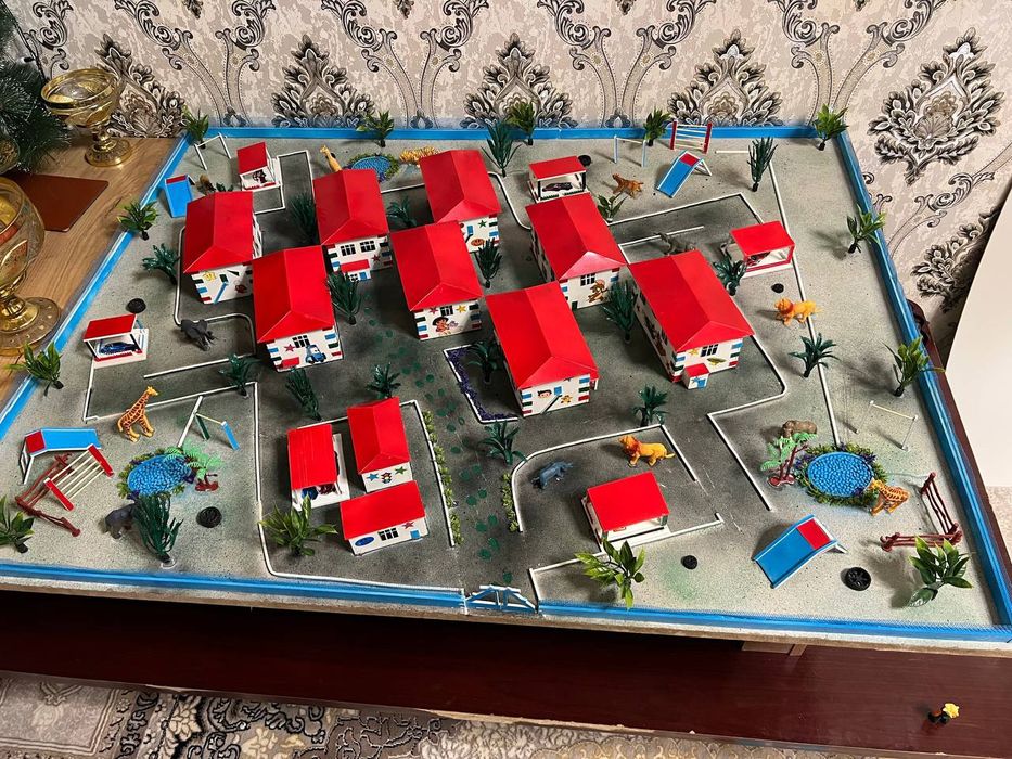 Har xil turdagi maketlar yasash uy, bog'cha, maktab va boshqa xildagi