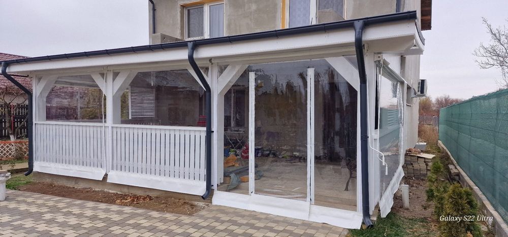 Folie cristal inchidere terase