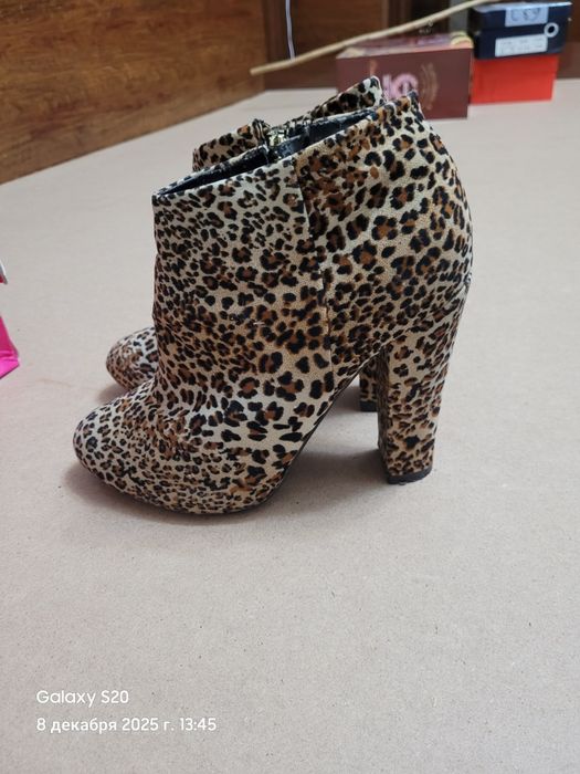 Полусапожки леопардовые 38 размер