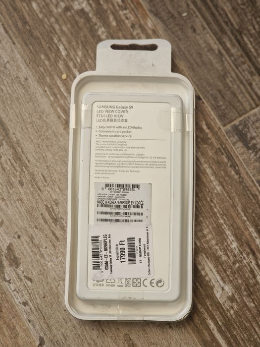 Husa Led view Originala Samsung Galaxy S9! Noua Activa!Albastru