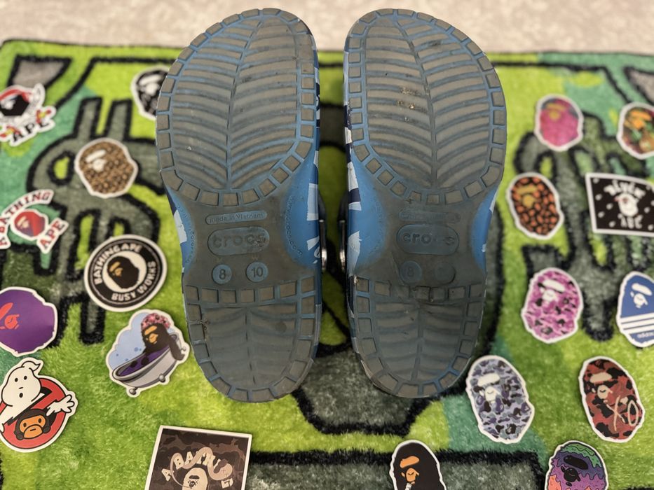 Кроксы Bape синие 40-41 размер