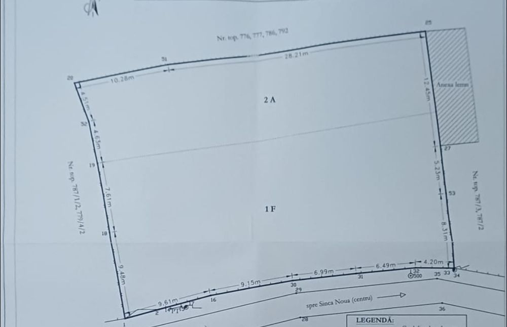 Vând teren intravilan Sinca Noua