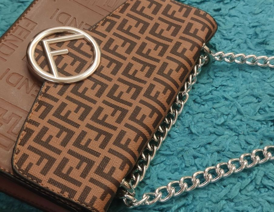 Geanta Fendi Wallet Brown