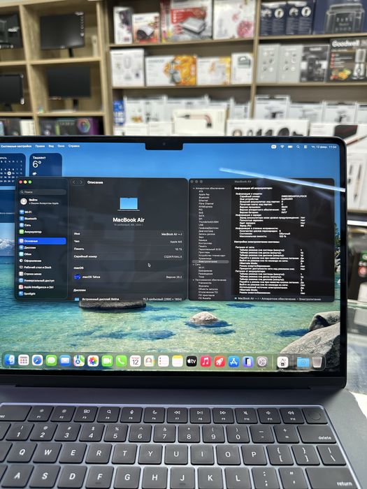 MacBook Air 15 inch M4 16/512  5 цикл б/у