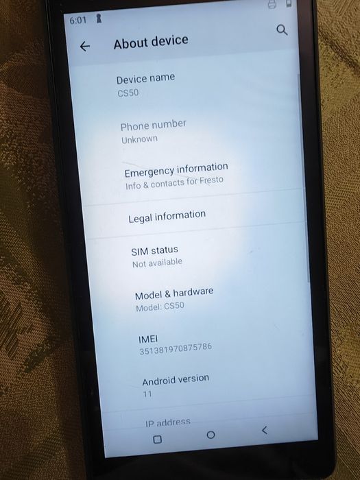 Terminal POS Android CS50 cu imprimantă termică și NFC – 4G / WiFi