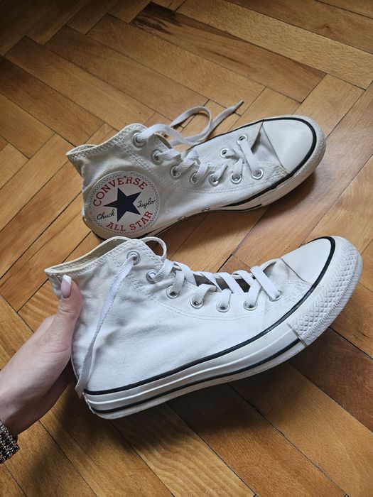 Бели  кецове Converse