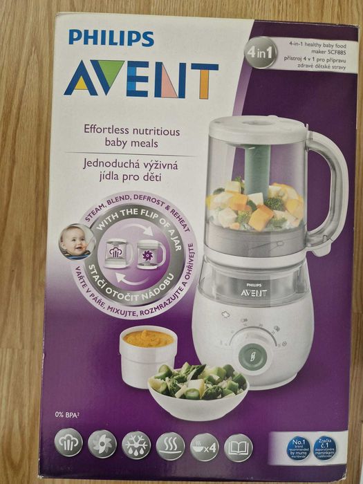 Philips Avent 4-in-1 Healthy Baby Food Maker (model SCF885)