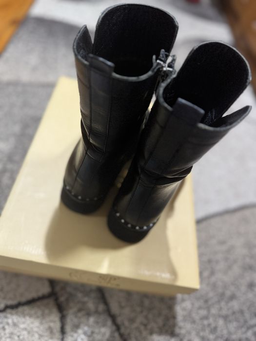 Дамски боти от естествена кожа Sara Pen