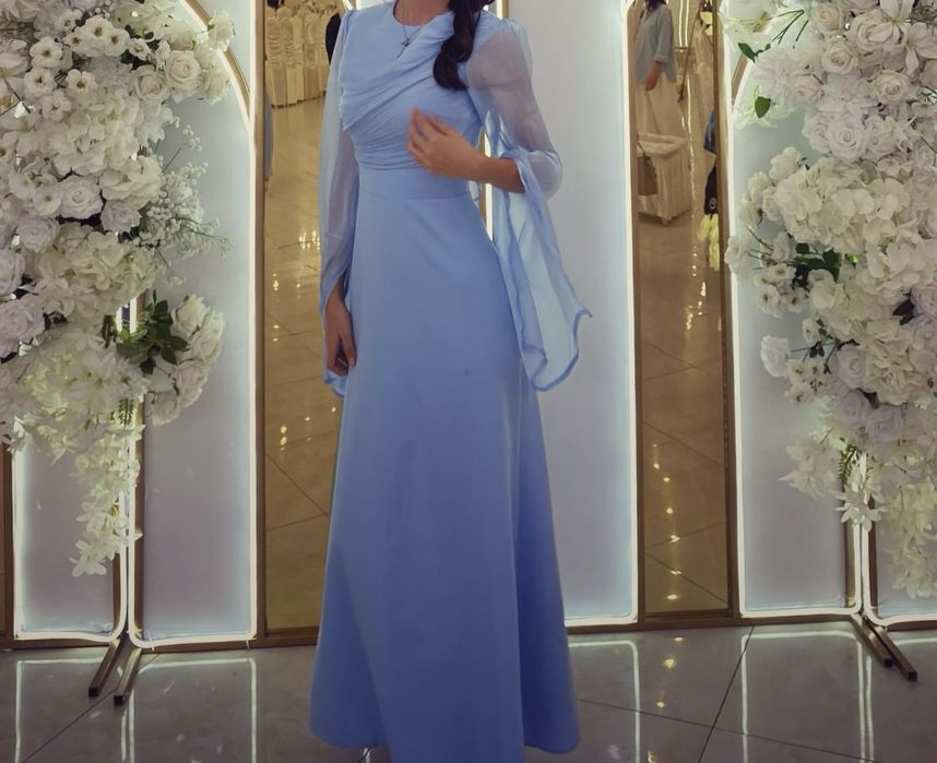 Вечернее Платье голубой