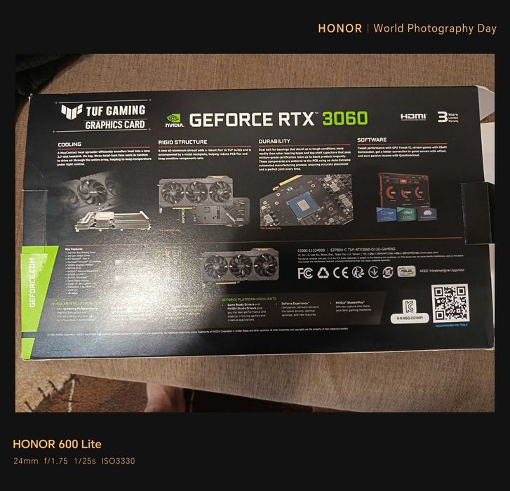 GEFORCE RTX 3060 TUF Gaming 12GB