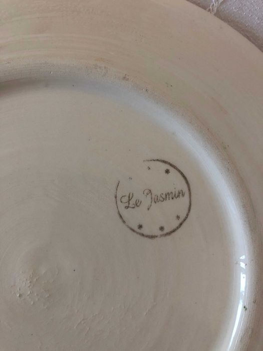 Керамична чиния, ръчна изработка, 25 см. диаметър, уникат, Тунис