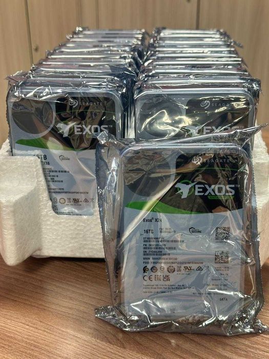 Жесткие диски HDD  Seagate Exos 16tb