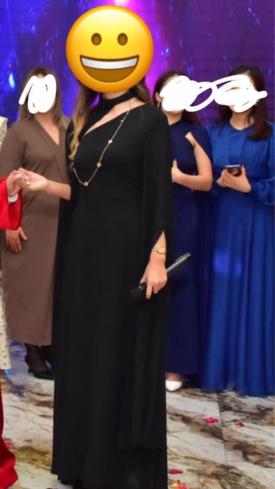 Жаңа көйлек в чёрном цвете