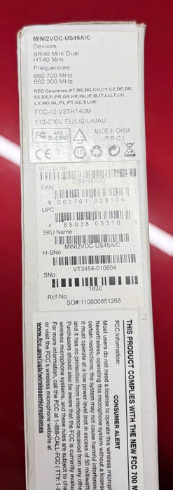 AKG WMS40 Mini Dual Vocal Set