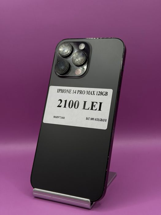Iphone 14 PRO MAX 128GB •Matei Amanet Margeanului•8609