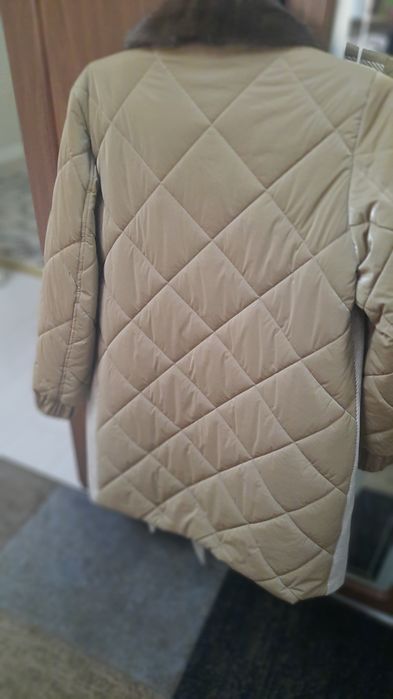 Пальто воротник норка