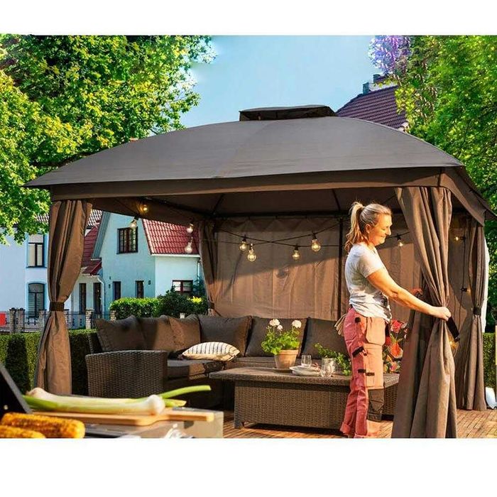 Градински павилион градинска шатра с 4 страници 3,30x3,30м. или 3х3м