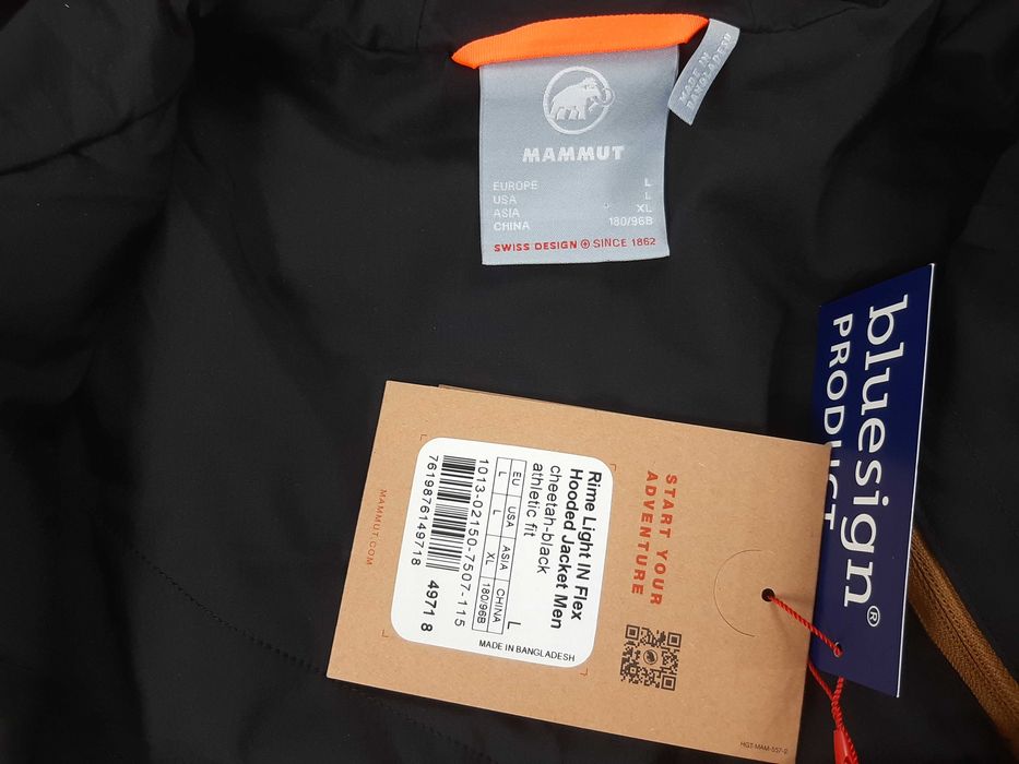 Mammut Rime Light IN Flex - Оригинално мъжко яке размер L, XL