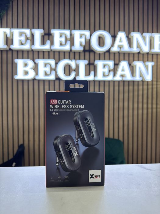 XVive A58 Guitar Wireless System 5.8 GHz Wireless frequncy Band Gray