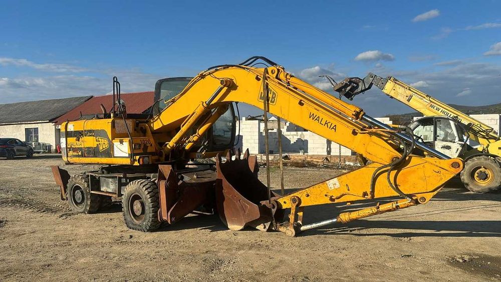 Dezmembrez excavator pe roti JCB JS 160 W