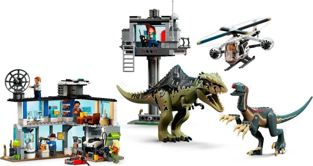 NOU TIP Jurassic Atacul Giganotozaurului Therizinosaurului 76949