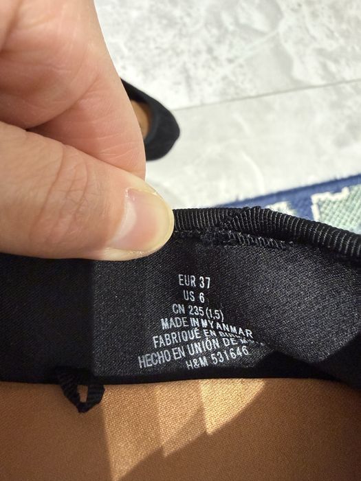 Черные женские балетки