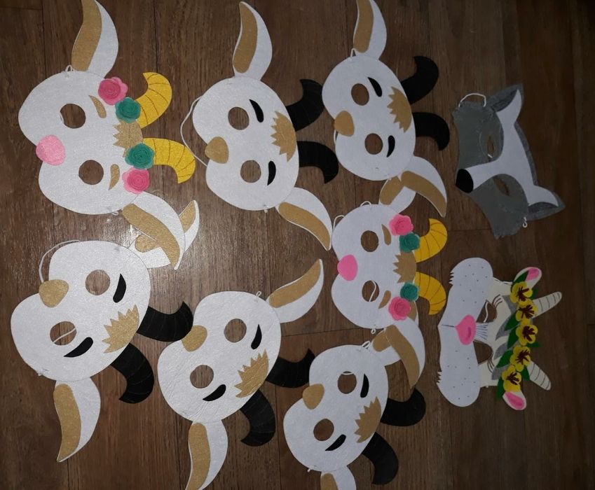 маски из фетра для утренников