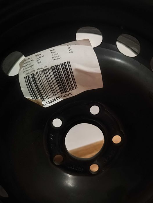 Резервна гума с джанта 205/55 R16 Opel