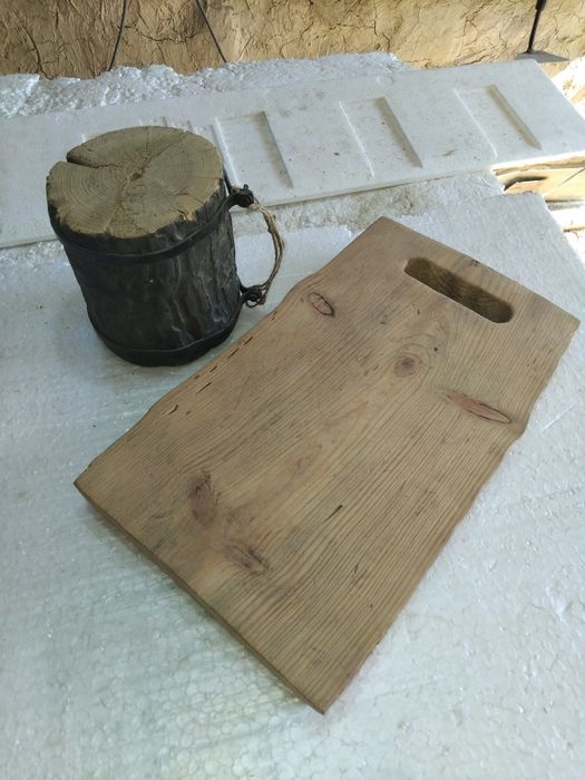 Веер ,доска и мини чурка.