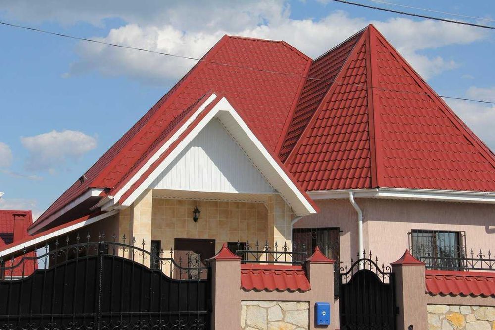Металлочерепица глянцевая, матовая. Кровля