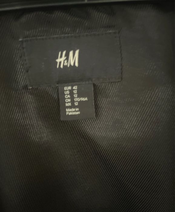 Jacheta  piele naturala H&M