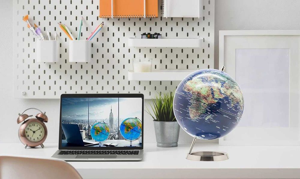 Луксозен глобус 25 см – стилен, образователен, декоративен