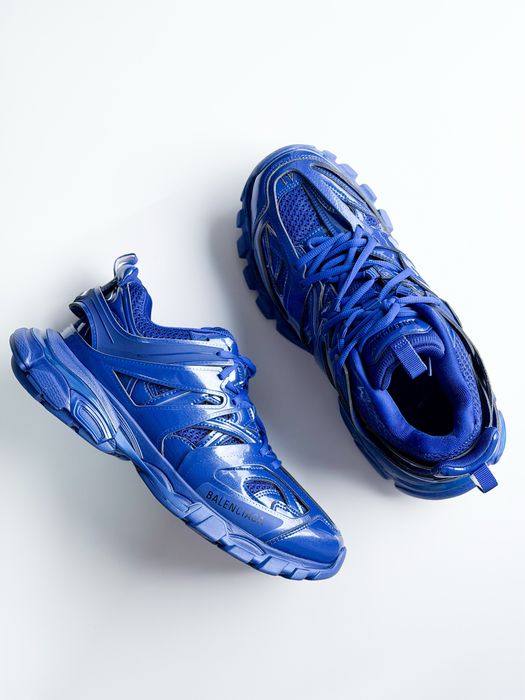Balenciaga Track Metallic Blue Indigo