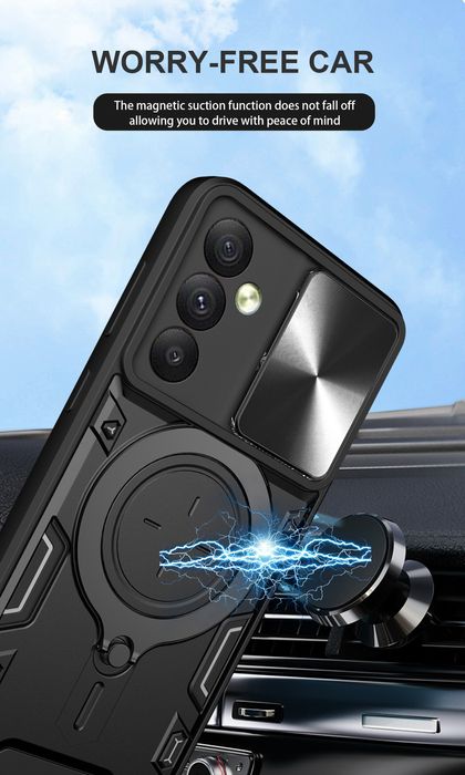 Samsung Galaxy A17 A56 A26 A16 A55 A25 / GIANT RING Удароустойчив кейс