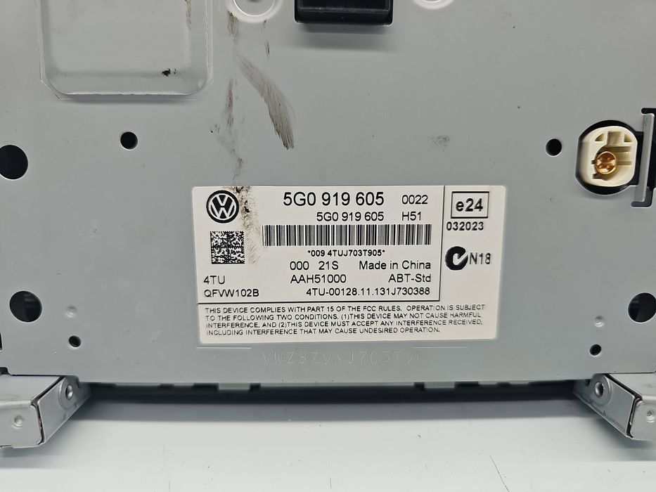 Radio CD cu navigatie Volkswagen Golf 7 (5G) [Fabr 2014-prezent] 5G091