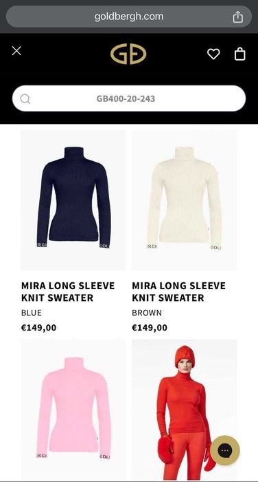 Vand maleta/pulover GOLDBERGH originala noua - cu eticheta