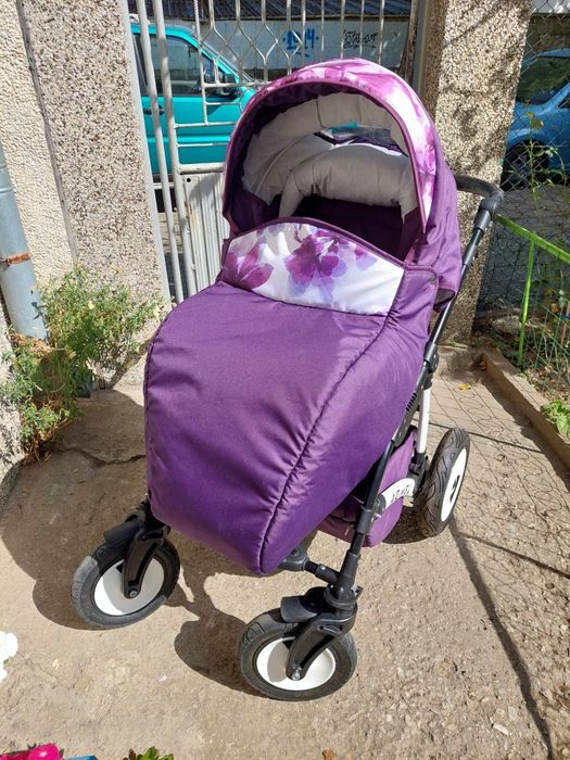 Бебешка количка за момиче Armel 2в1