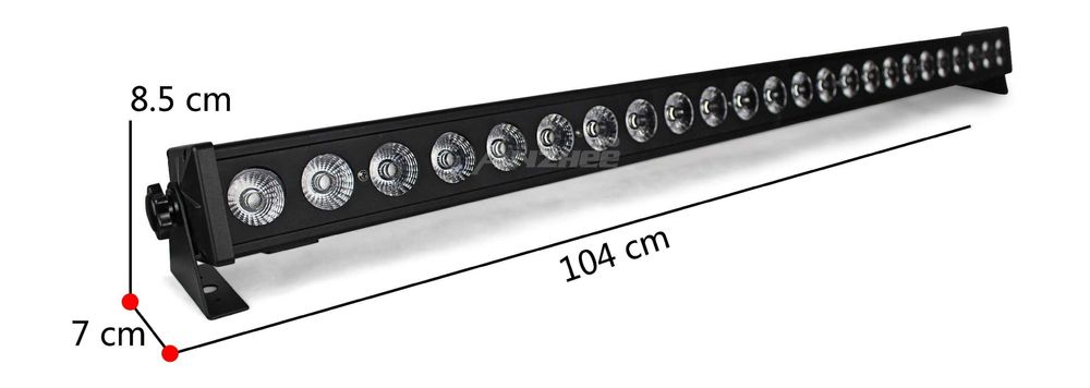 линейный светодиодный прожектор. Led bar
